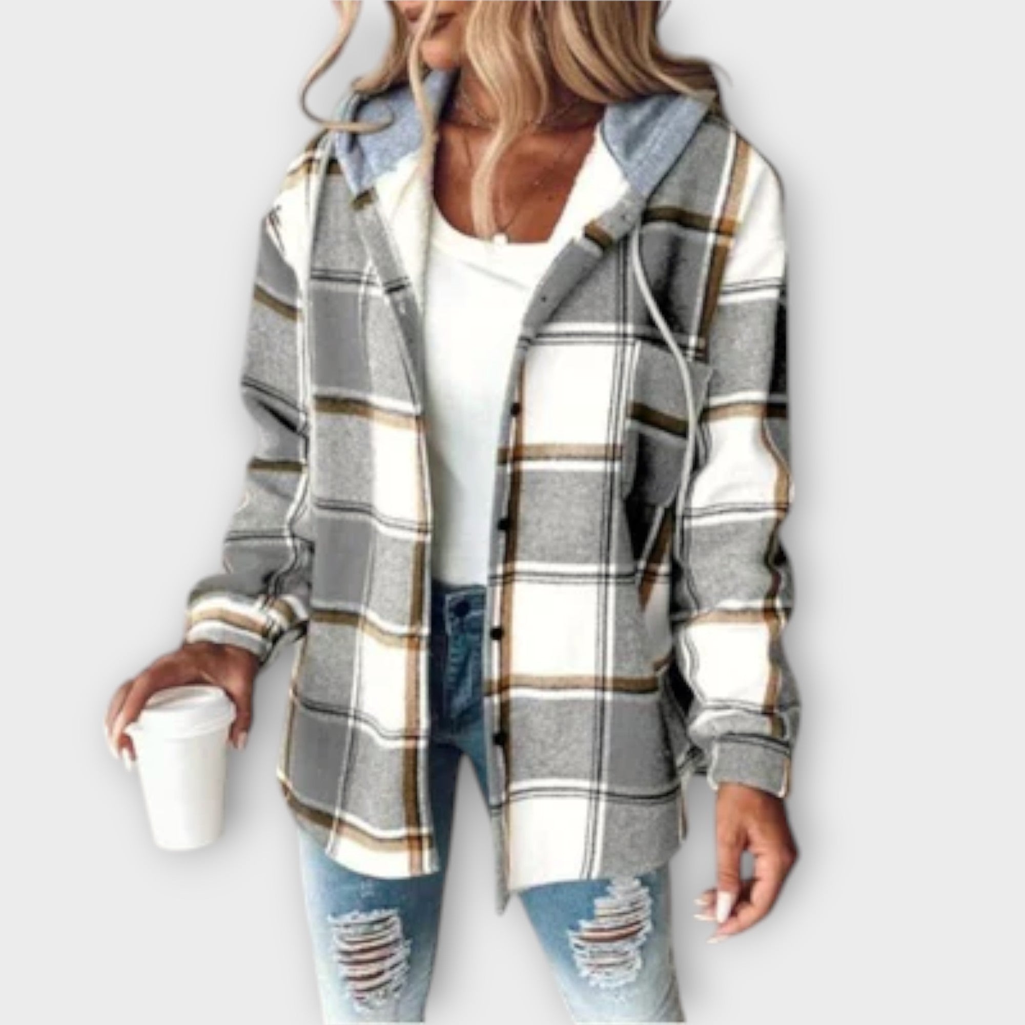 Elena – Sudadera Holgada Con Capucha Y Estampado Vibrante
