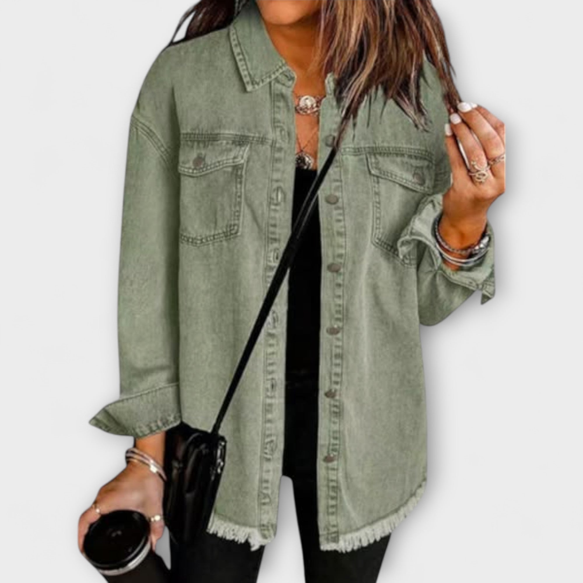Camila – Chaqueta Vaquera Clásica De Uso Diario Cómoda