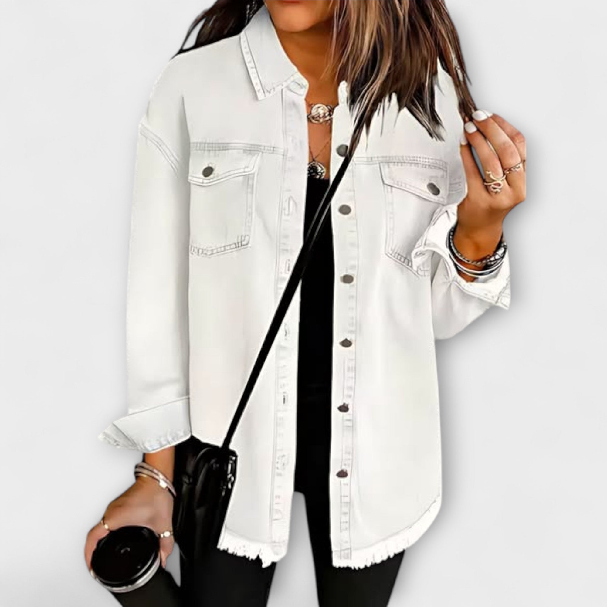 Camila – Chaqueta Vaquera Clásica De Uso Diario Cómoda