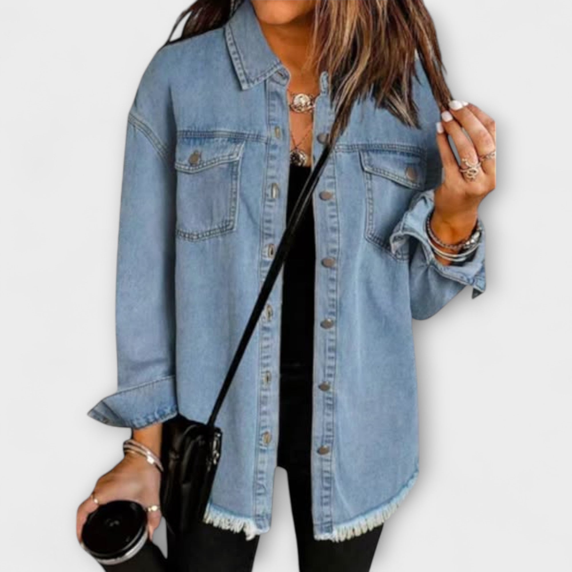 Camila – Chaqueta Vaquera Clásica De Uso Diario Cómoda