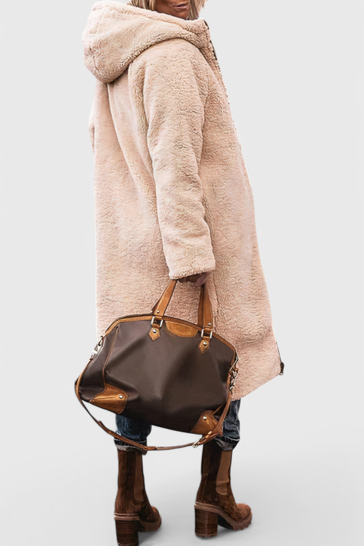 Parka Acolchada Isabella Suave Para Invierno Diario