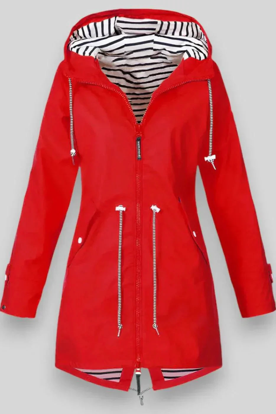 Ariana - Chaqueta Impermeable Ligera Con Capucha Elegante
