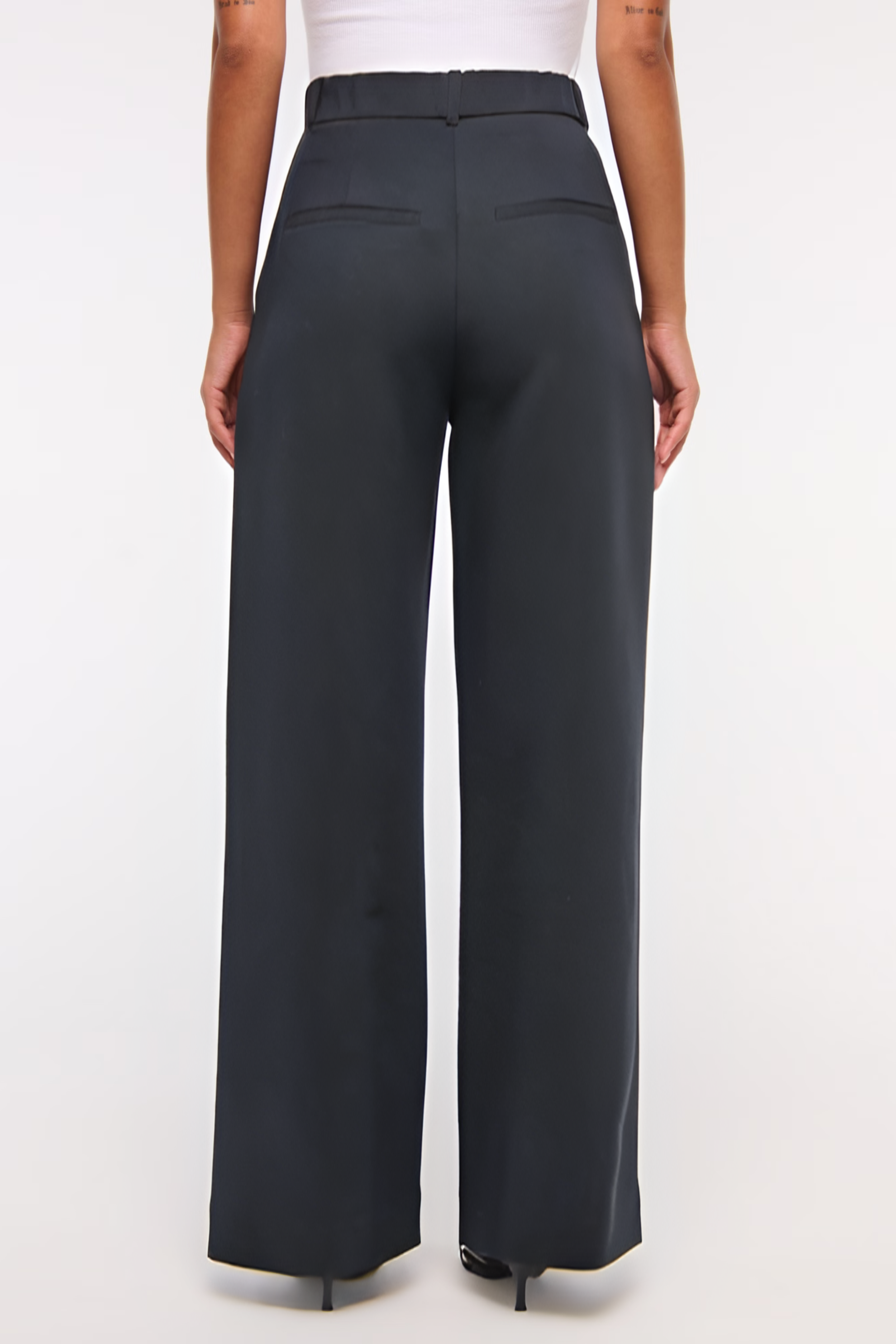 Camila - Pantalón Tailored Pierna Ancha Cintura Alta