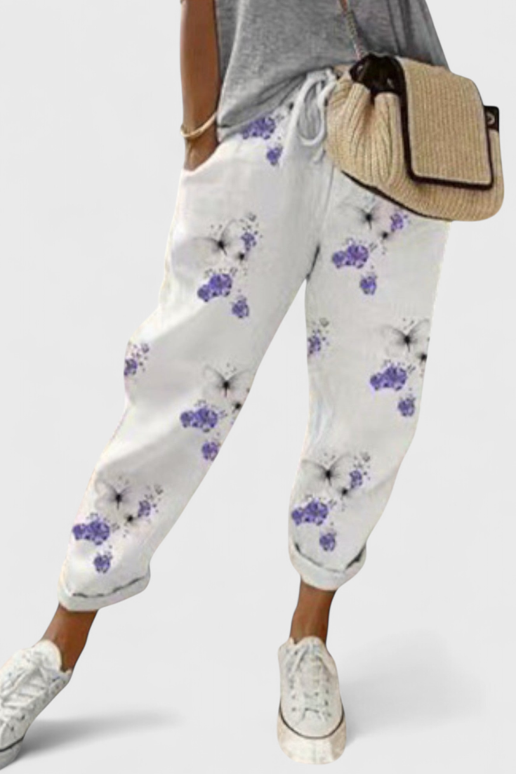 Ana – Pantalón Holgado Talle Alto Corte Amplio Cómodo