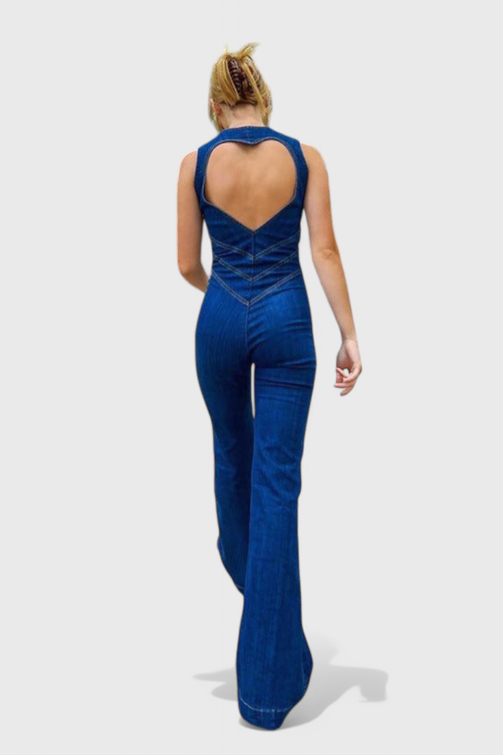Isabel - Mono Denim Espalda Corazón Cintura Ajustada