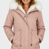 Abrigo Invierno Impermeable con Forro Piel Interior