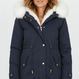 Abrigo Invierno Impermeable con Forro Piel Interior