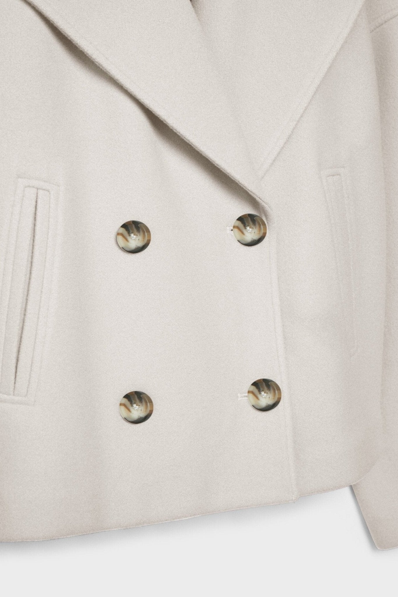 Diana – Chaqueta Doble Botonadura Elegante Para Oficina