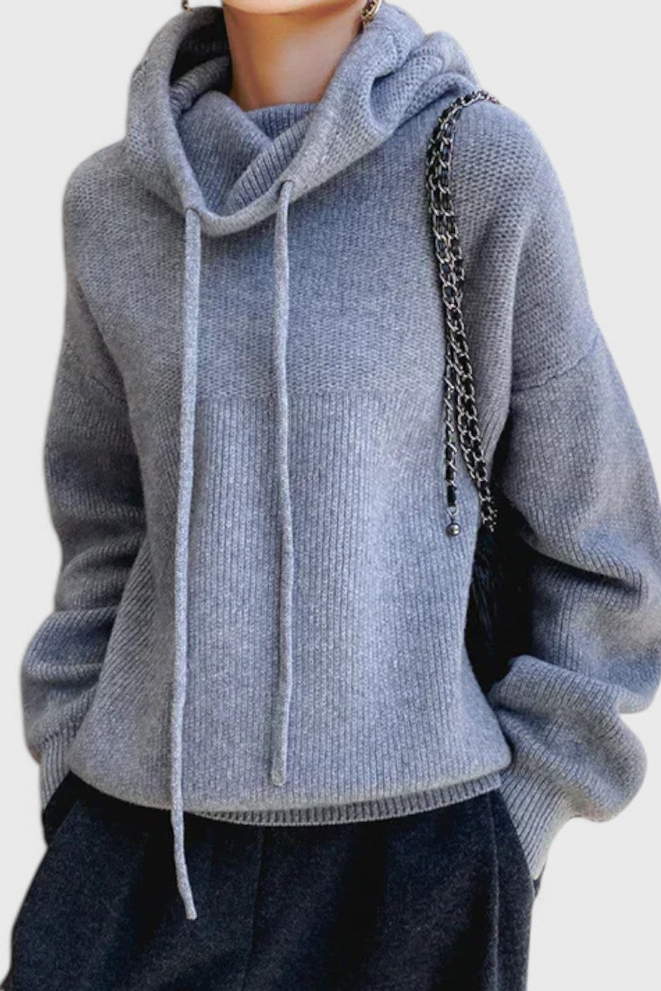 Claudia – Pullover Lana Mezclada Suave Transpirable Invierno