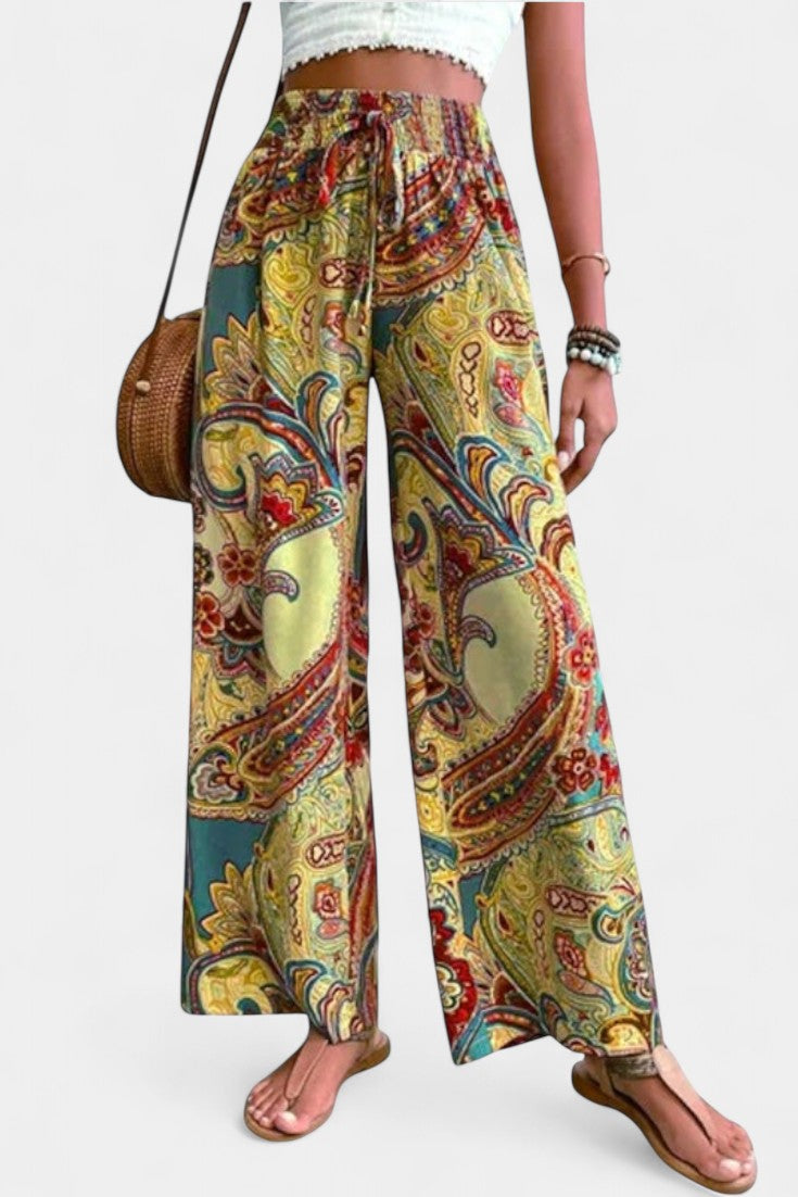 Victoria – Pantalones Pierna Ancha Ligero Silueta Fluida