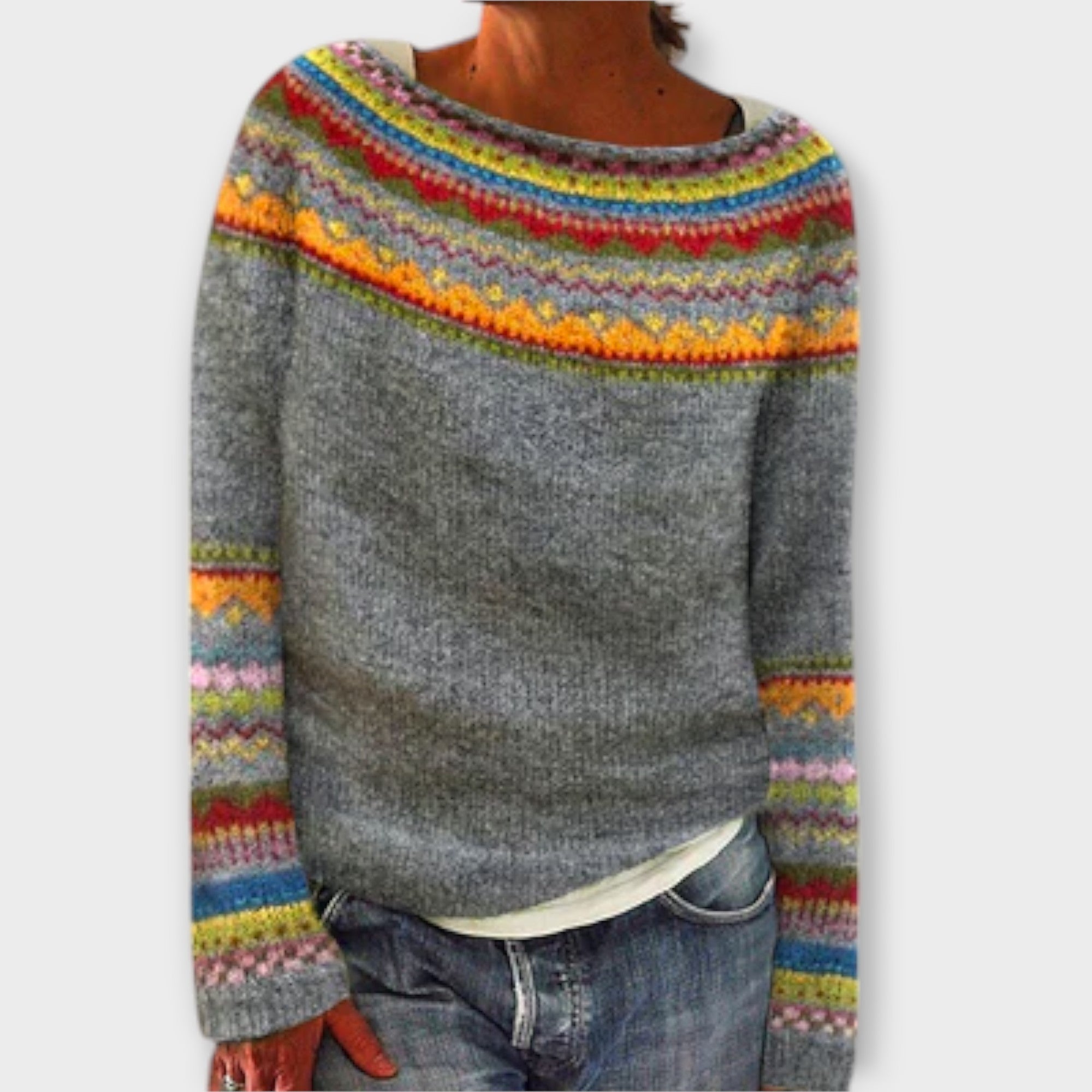 Camila – Suéter Vintage Confortable Para Otoño Diario