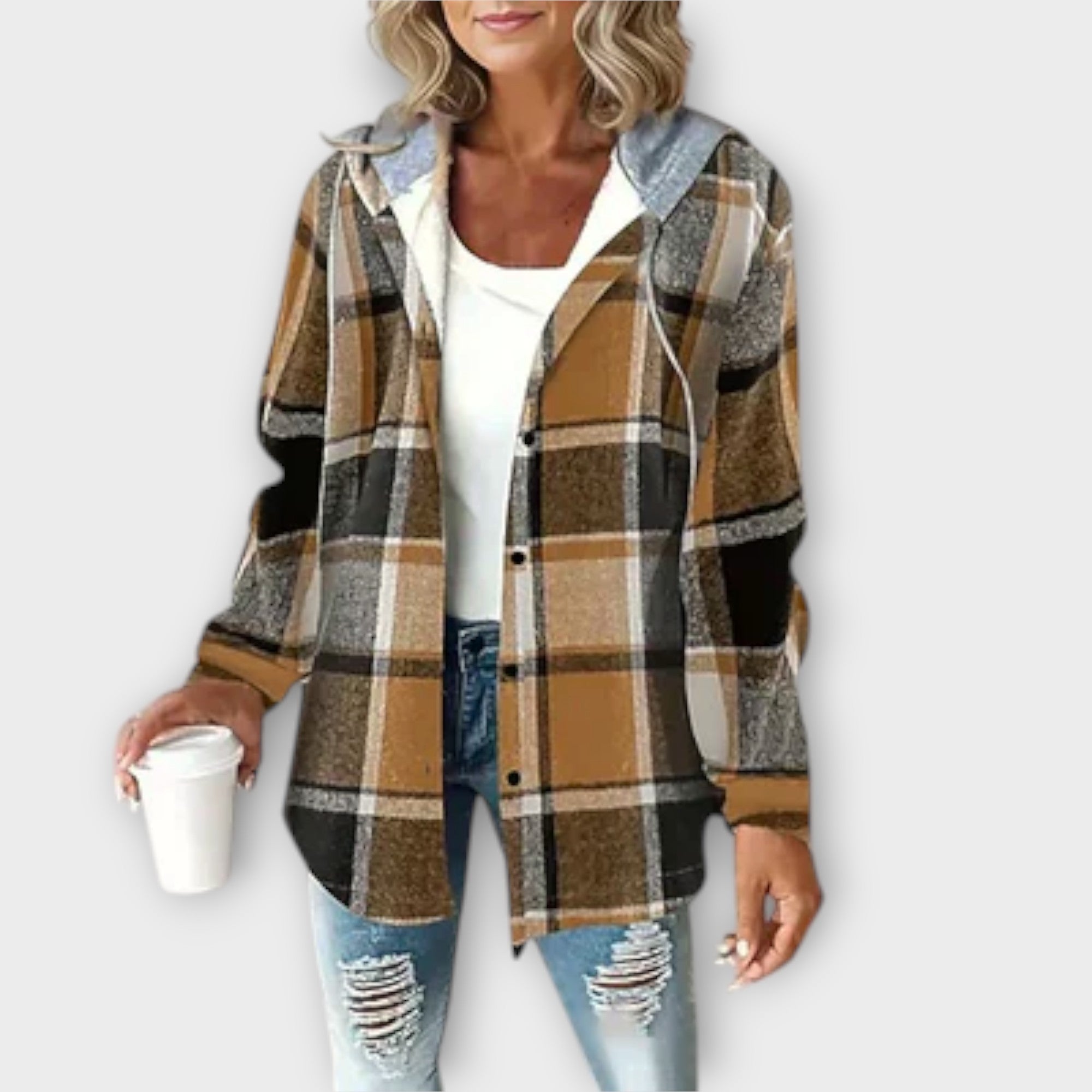 Elena – Sudadera Holgada Con Capucha Y Estampado Vibrante