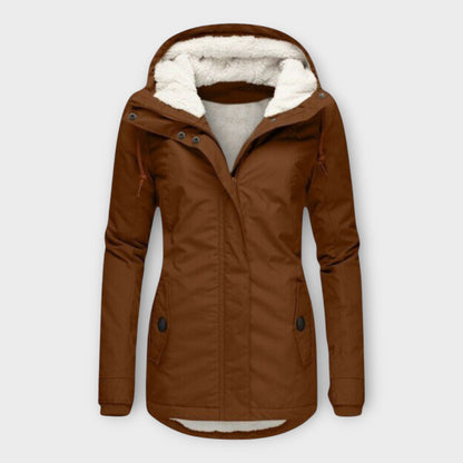 Elena - Chaqueta Invierno Acolchada Resistente Al Agua