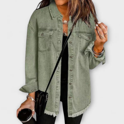 Camila – Chaqueta Vaquera Clásica De Uso Diario Cómoda