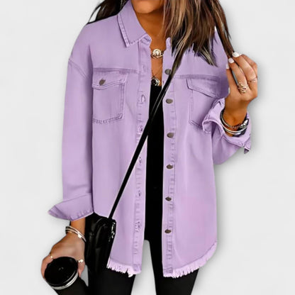 Camila – Chaqueta Vaquera Clásica De Uso Diario Cómoda