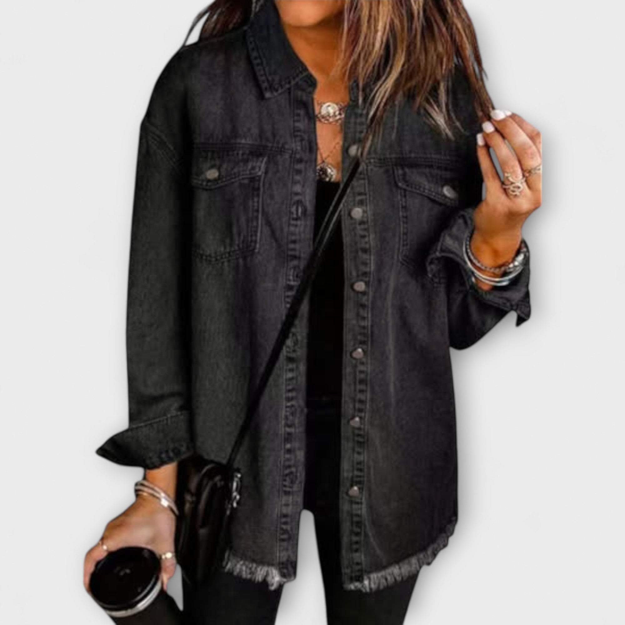 Camila – Chaqueta Vaquera Clásica De Uso Diario Cómoda