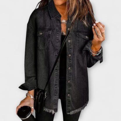 Camila – Chaqueta Vaquera Clásica De Uso Diario Cómoda