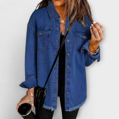 Camila – Chaqueta Vaquera Clásica De Uso Diario Cómoda