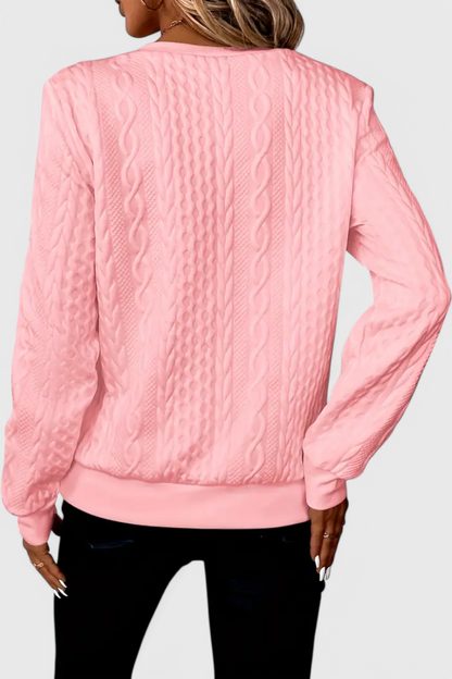 Lucía – Jersey De Punto Con Cremallera Suave Casual