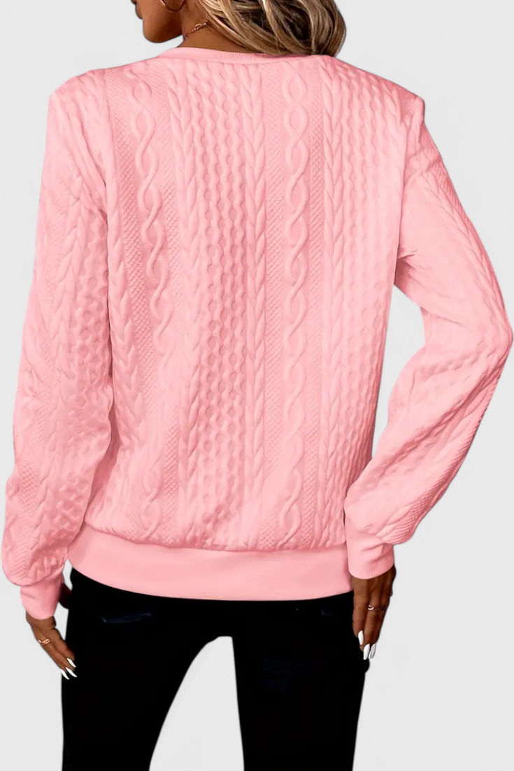 Lucía – Jersey De Punto Con Cremallera Suave Casual