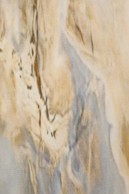 Mila - Pantalón Recto Cintura Alta Estampado Mármol