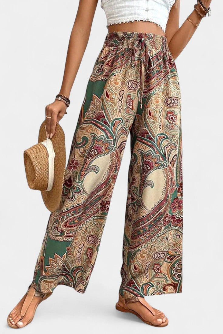 Victoria – Pantalones Pierna Ancha Ligero Silueta Fluida
