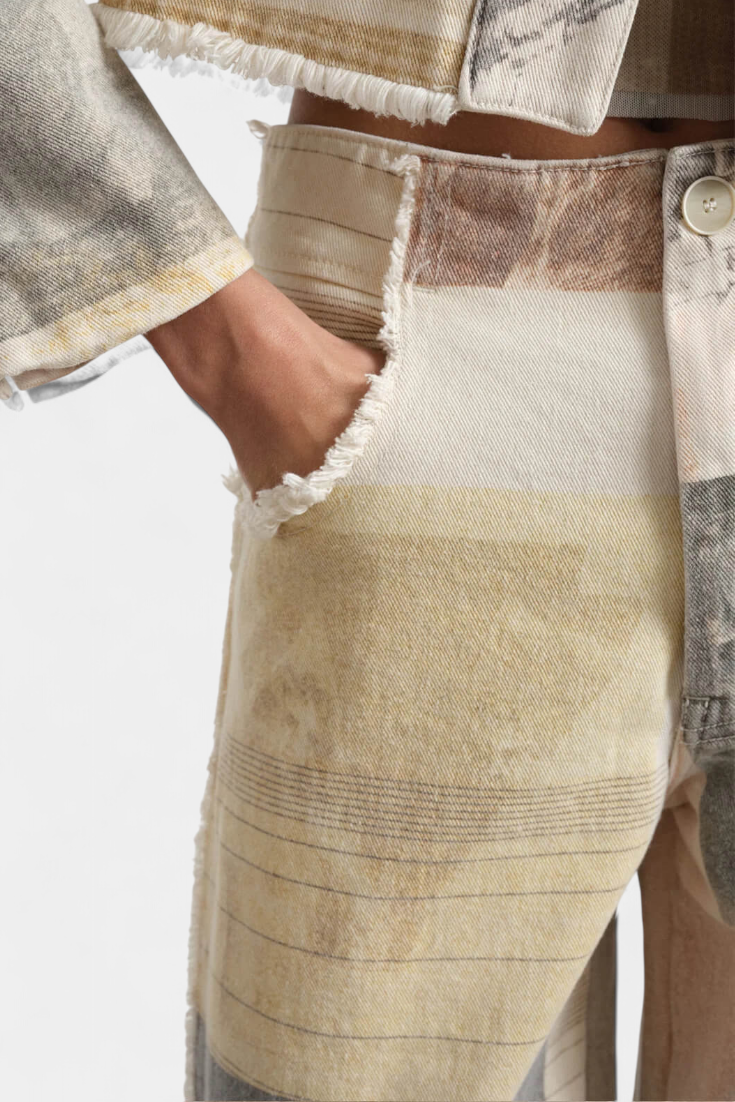 Lucía – Jeans Pierna Ancha Cintura Alta Denim Algodón