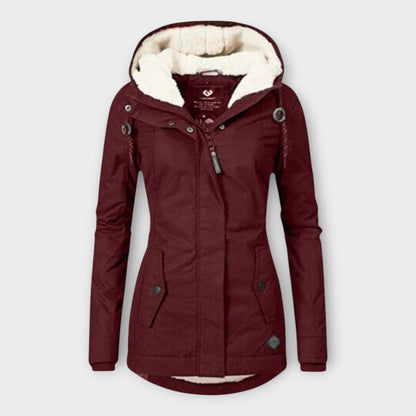Elena - Chaqueta Invierno Acolchada Resistente Al Agua