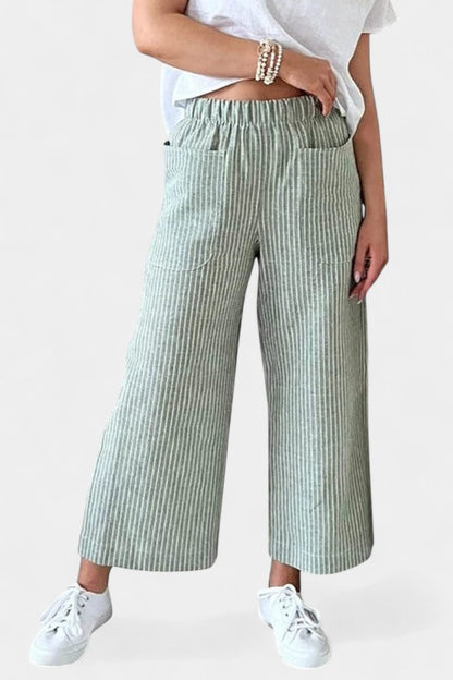 Lumiere Pantalones Livianos Corte Relajado Femenina