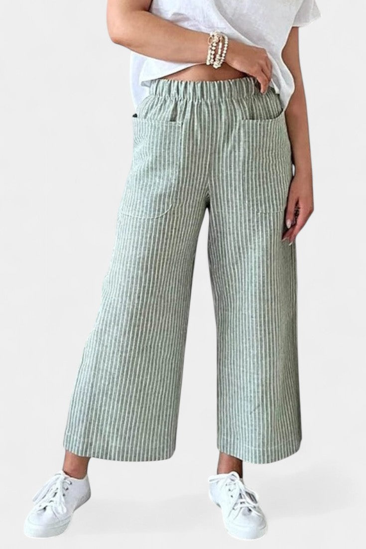 Lumiere Pantalones Livianos Corte Relajado Femenina
