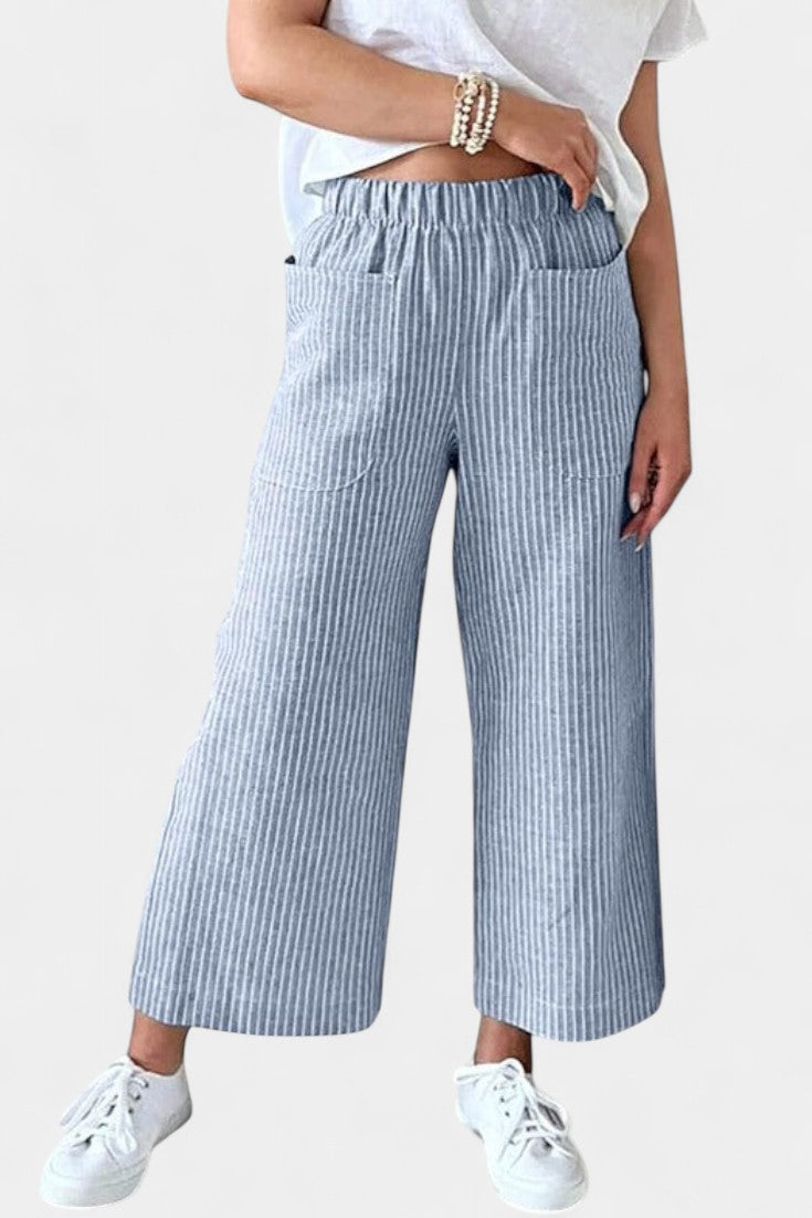 Lumiere Pantalones Livianos Corte Relajado Femenina
