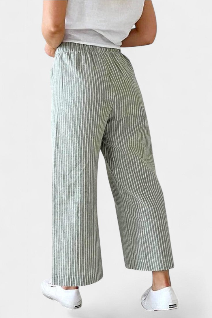 Lumiere Pantalones Livianos Corte Relajado Femenina