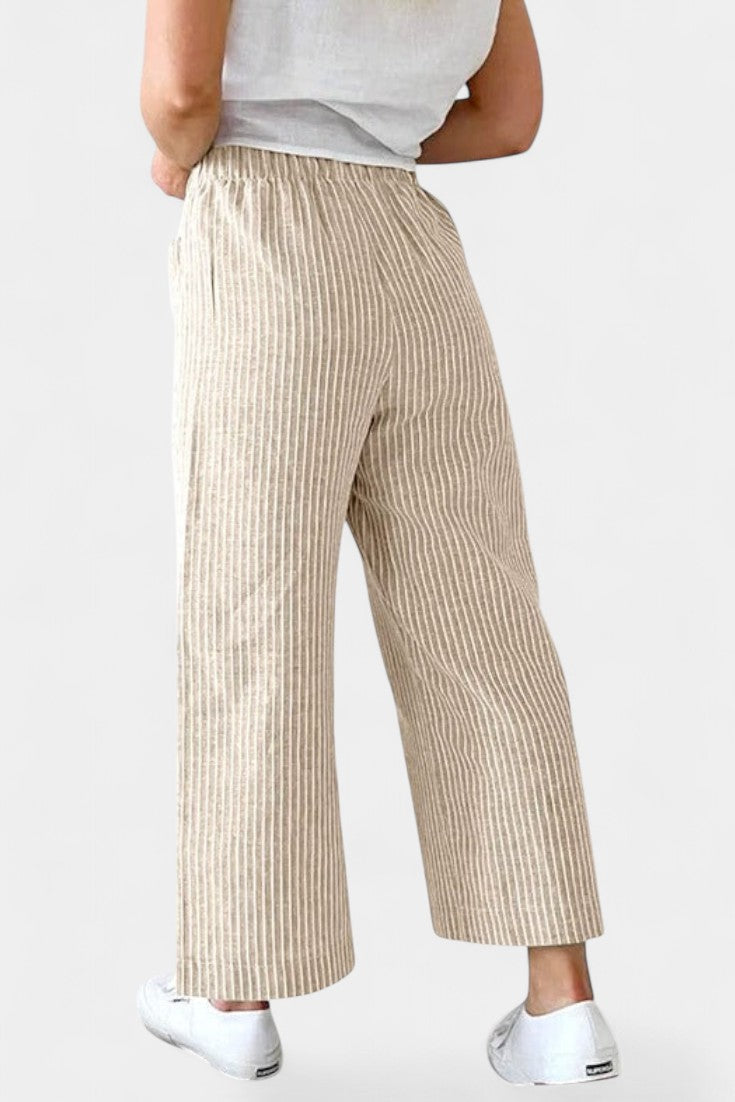Lumiere Pantalones Livianos Corte Relajado Femenina