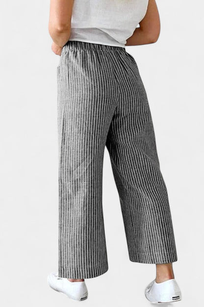 Lumiere Pantalones Livianos Corte Relajado Femenina