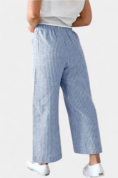 Lumiere Pantalones Livianos Corte Relajado Femenina