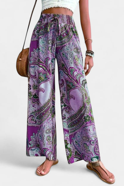 Victoria – Pantalones Pierna Ancha Ligero Silueta Fluida