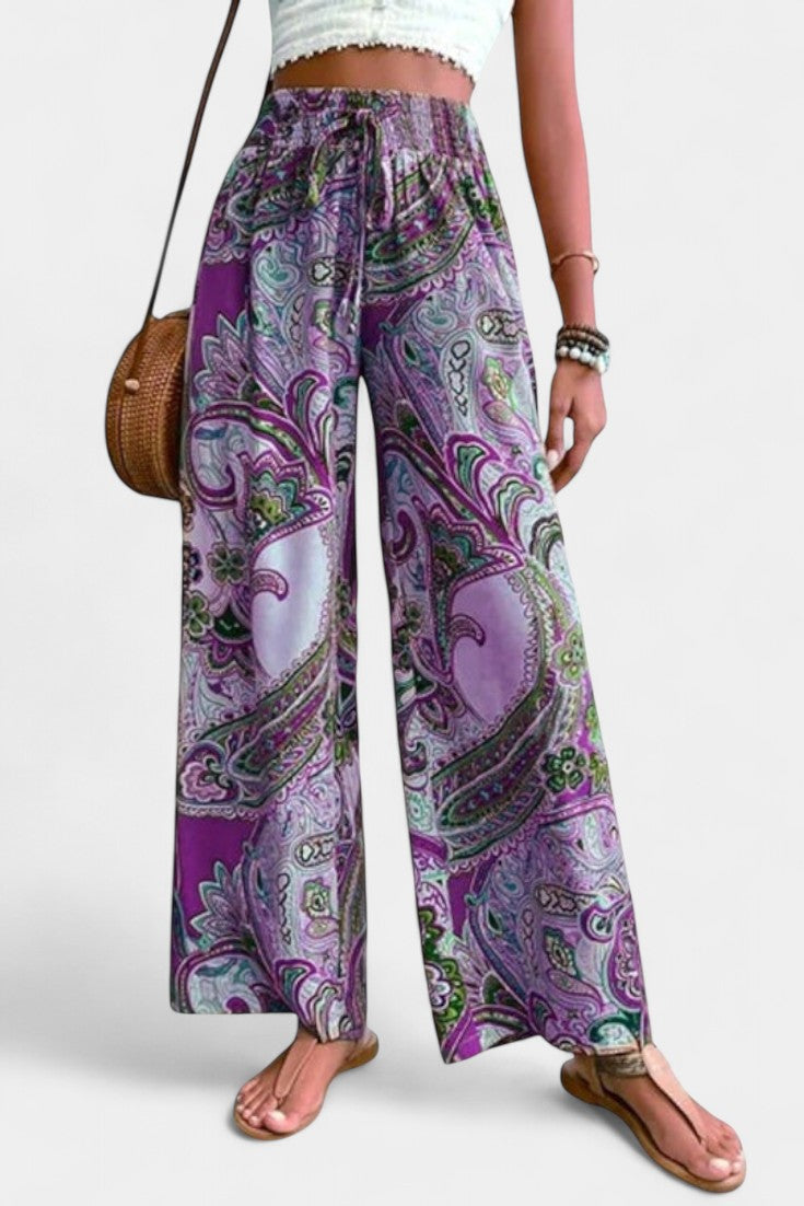 Victoria – Pantalones Pierna Ancha Ligero Silueta Fluida