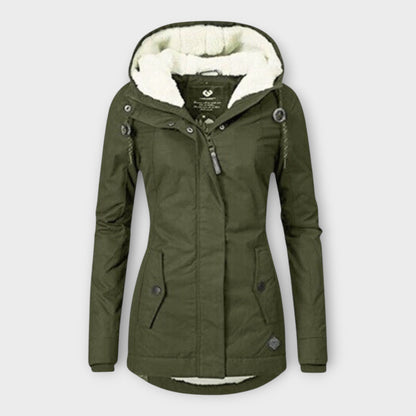 Elena - Chaqueta Invierno Acolchada Resistente Al Agua