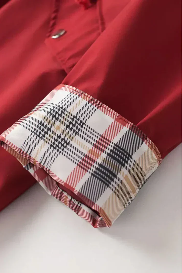 Camila – Abrigo Impermeable Manga Larga Corte Ajustado