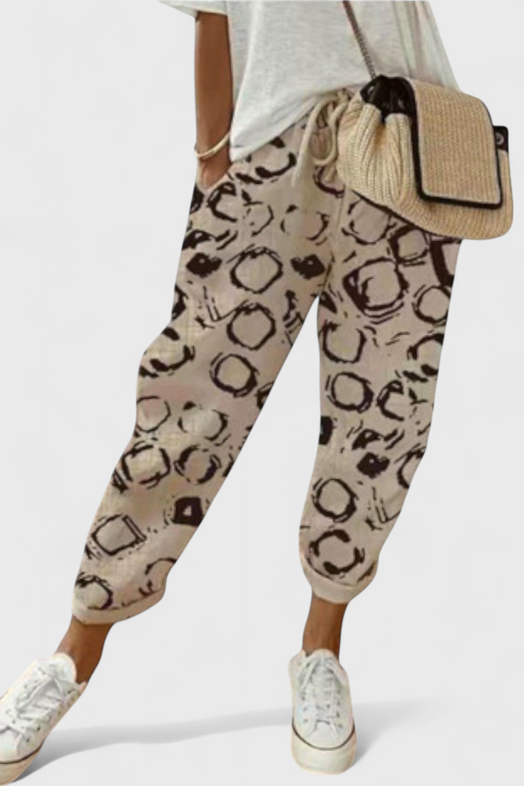 Ana – Pantalón Holgado Talle Alto Corte Amplio Cómodo
