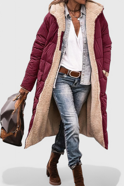 Parka Acolchada Isabella Suave Para Invierno Diario