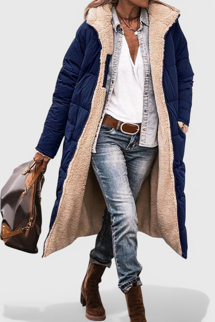 Parka Acolchada Isabella Suave Para Invierno Diario