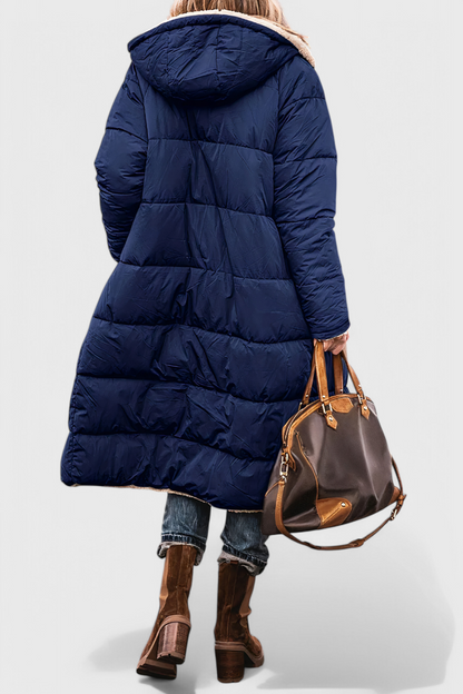 Parka Acolchada Isabella Suave Para Invierno Diario