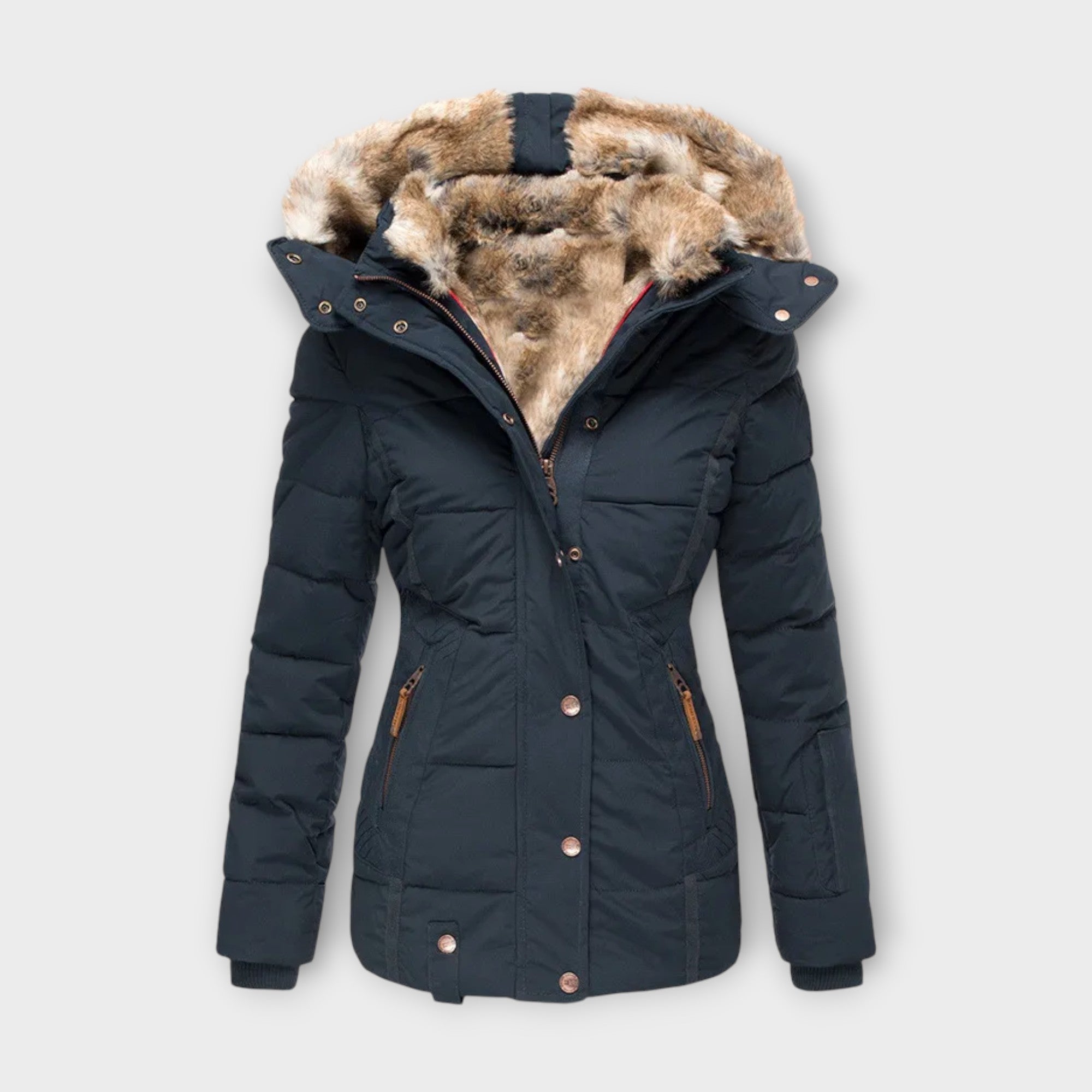 Adriana – Chaqueta Forrada Pelo Sintético Acolchada Ligera