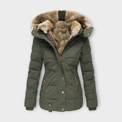Adriana – Chaqueta Forrada Pelo Sintético Acolchada Ligera