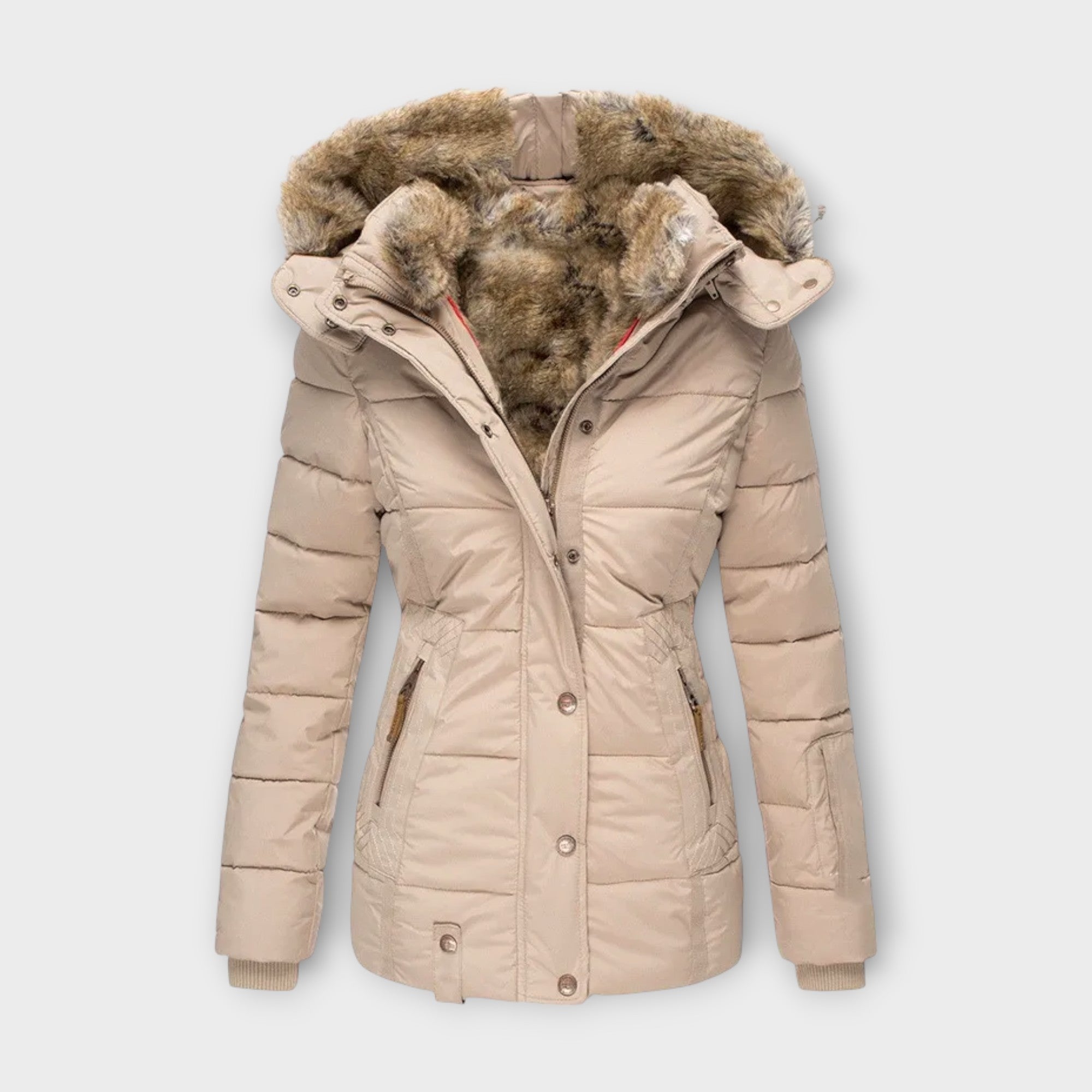 Adriana – Chaqueta Forrada Pelo Sintético Acolchada Ligera