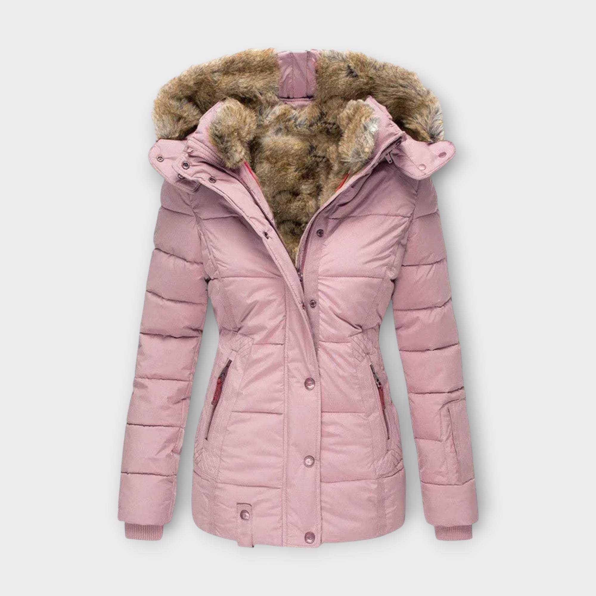Adriana – Chaqueta Forrada Pelo Sintético Acolchada Ligera