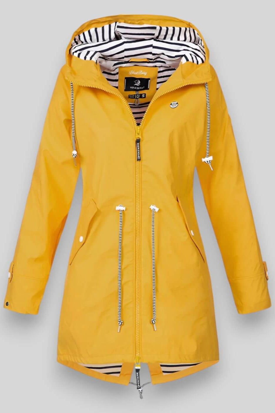 Ariana - Chaqueta Impermeable Ligera Con Capucha Elegante