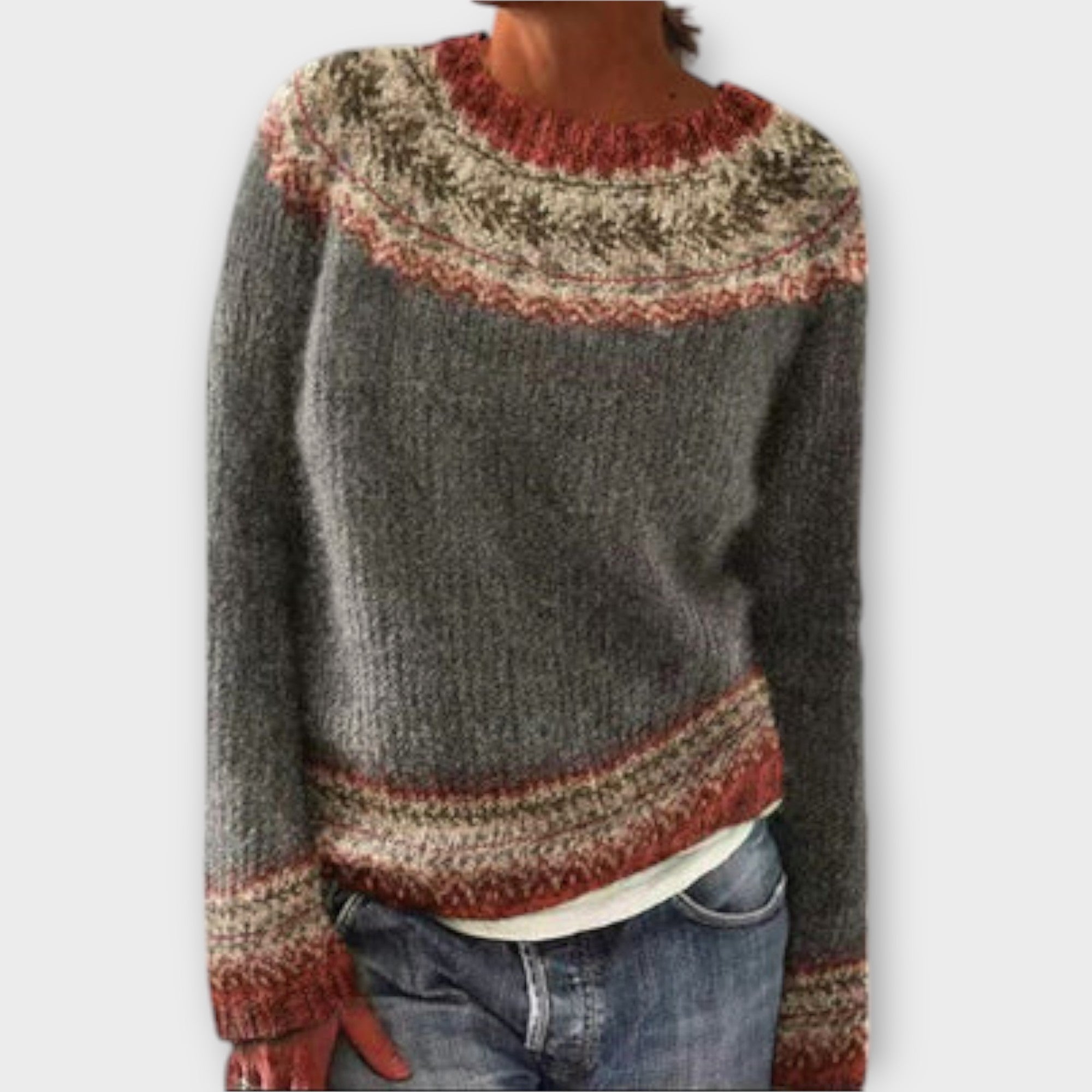 Camila – Suéter Vintage Confortable Para Otoño Diario