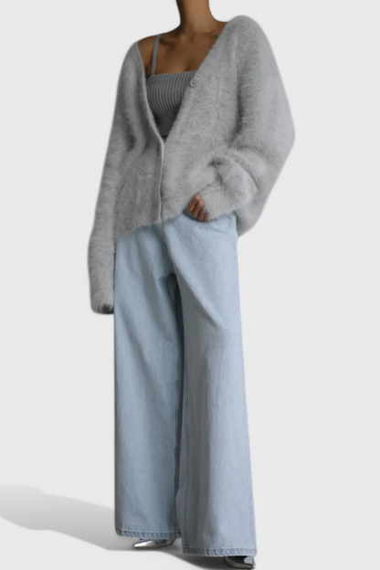 Lucía – Cardigan Mezcla Punto Suave Con Lana De Cordero